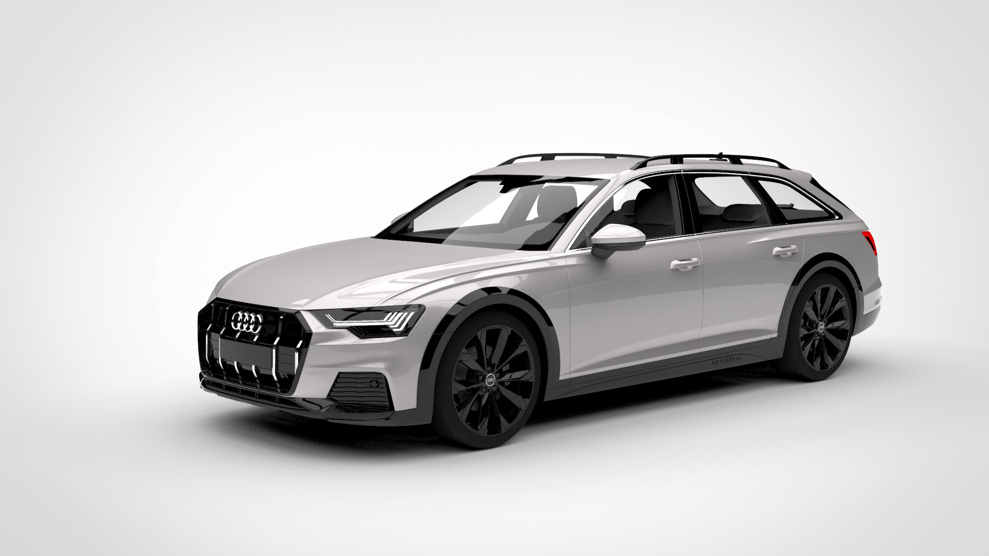 奥迪A6 audi a6 avant allroad 2020 3d模型