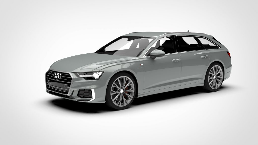 图片[1]-audi a6 avant s line 2019 3d模型