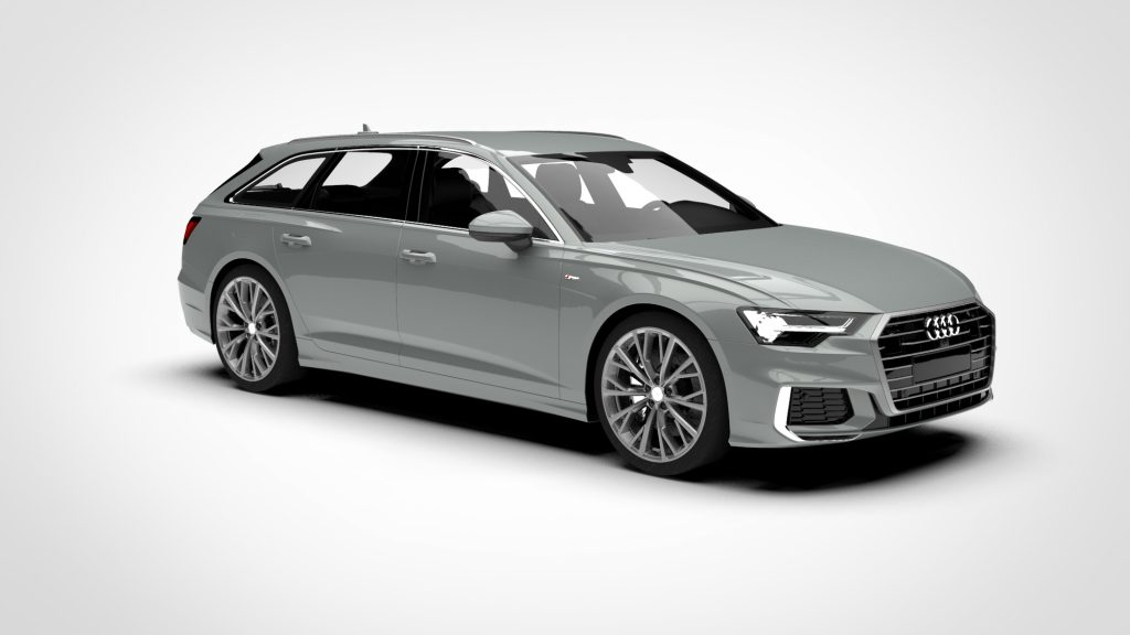 图片[2]-audi a6 avant s line 2019 3d模型