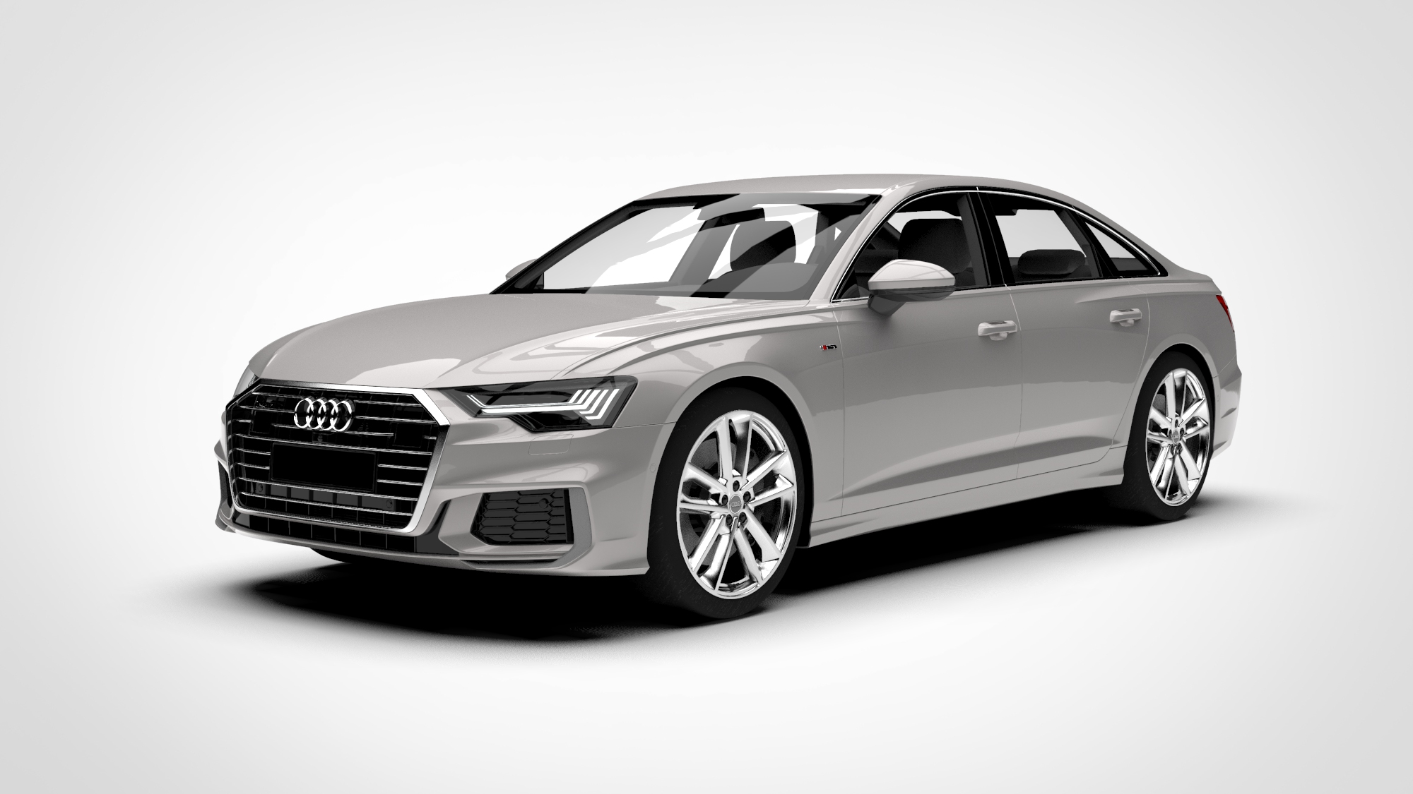 奥迪 A6 audi a6 s line 2019 3d模型