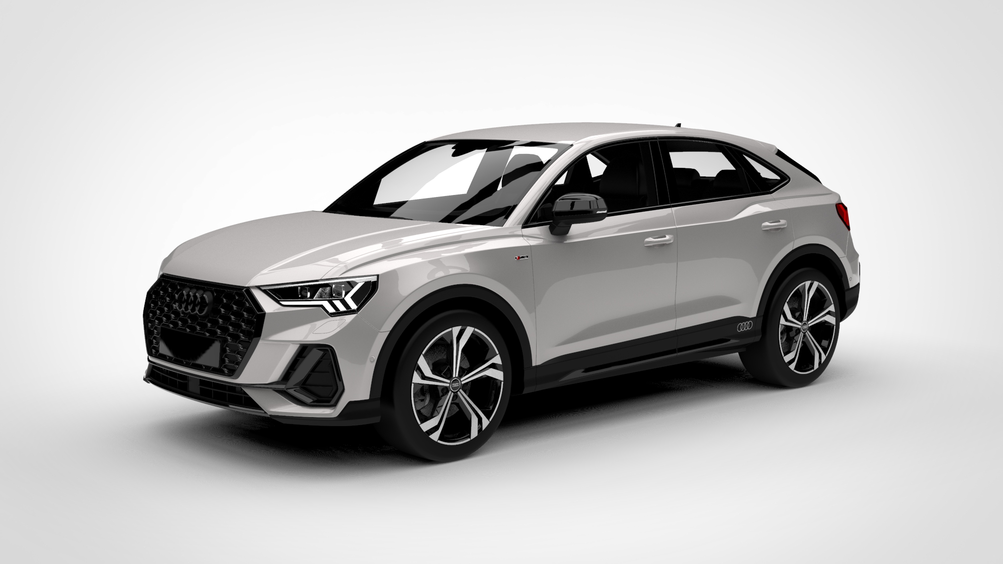 奥迪Q3 audi-q3-sportback-2020 3d模型