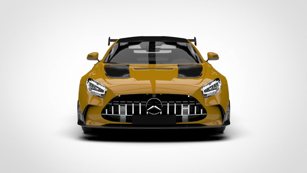 图片[1]-Mercedes Benz AMG GT Black Series 2021 Low Poly