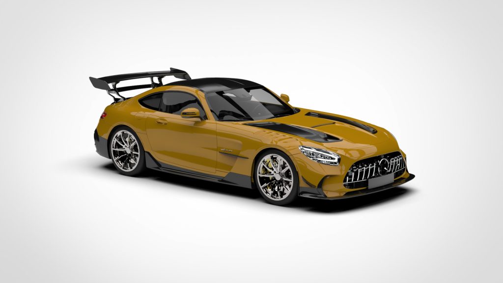 图片[3]-Mercedes Benz AMG GT Black Series 2021 Low Poly