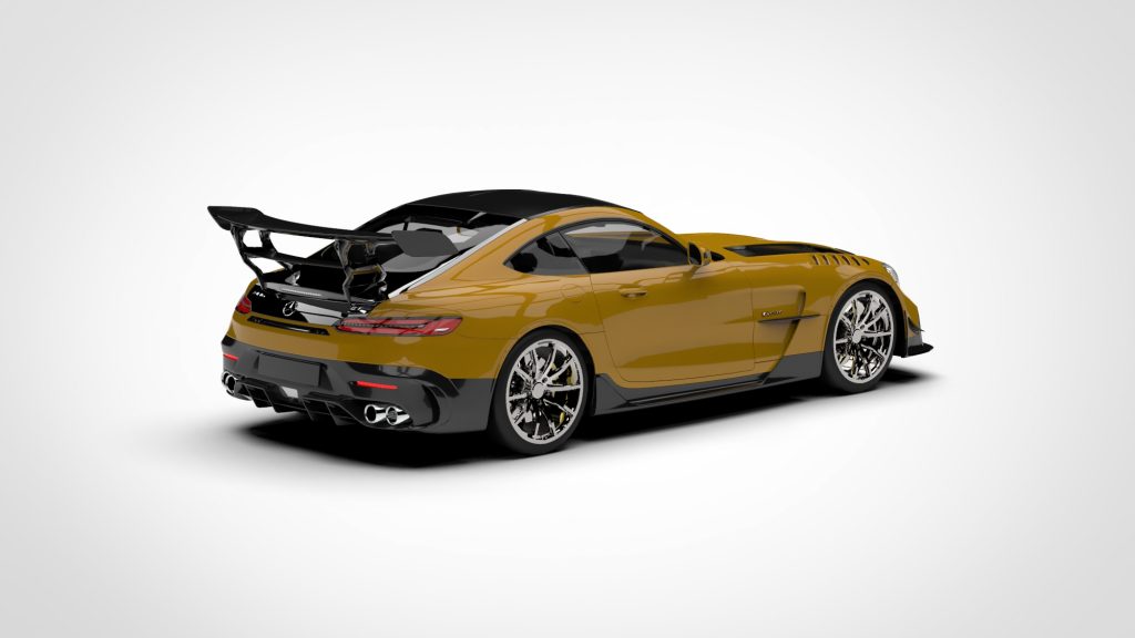 图片[5]-Mercedes Benz AMG GT Black Series 2021 Low Poly