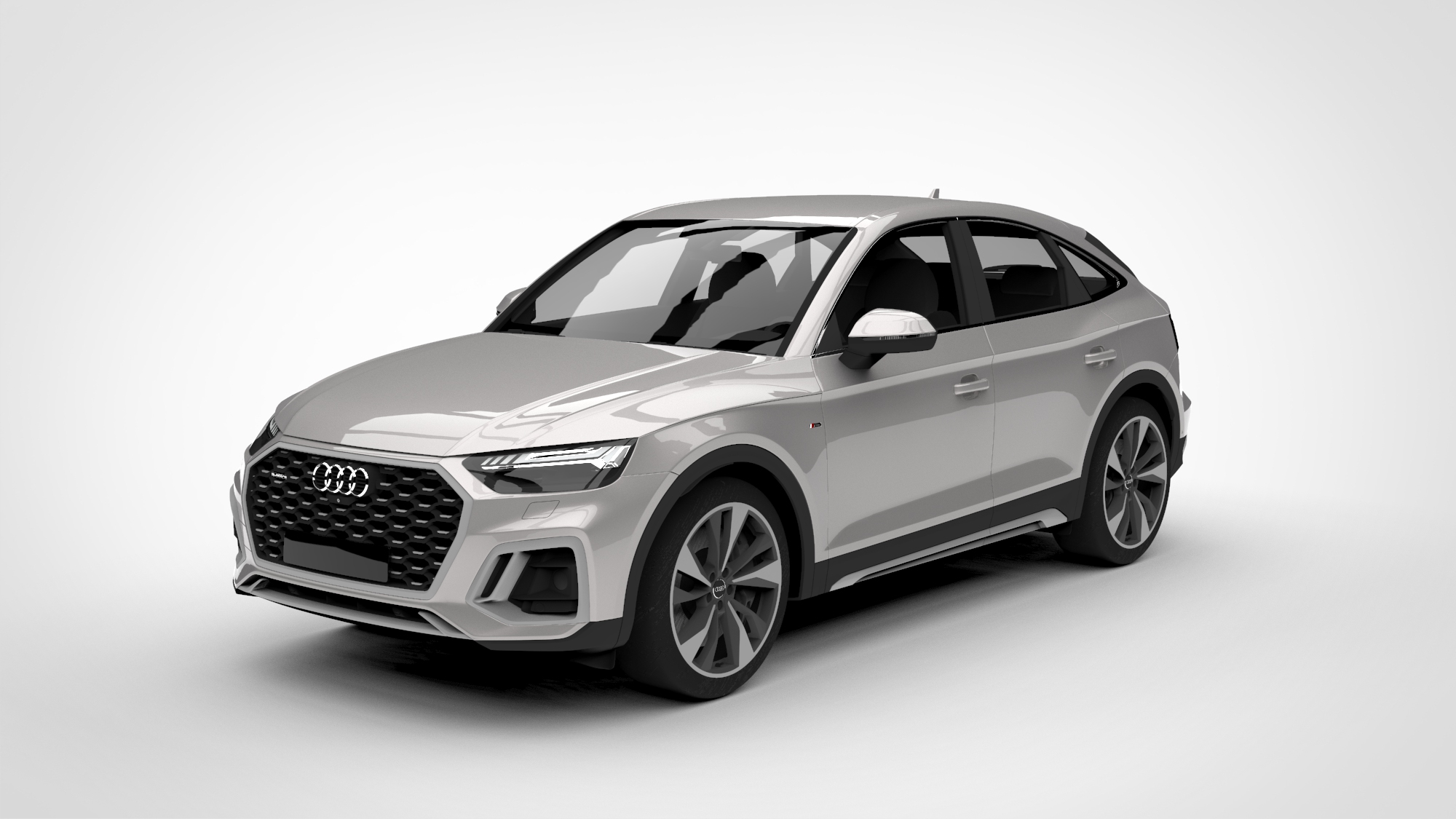 奥迪audi q5 sportback s line 2021 3d模型