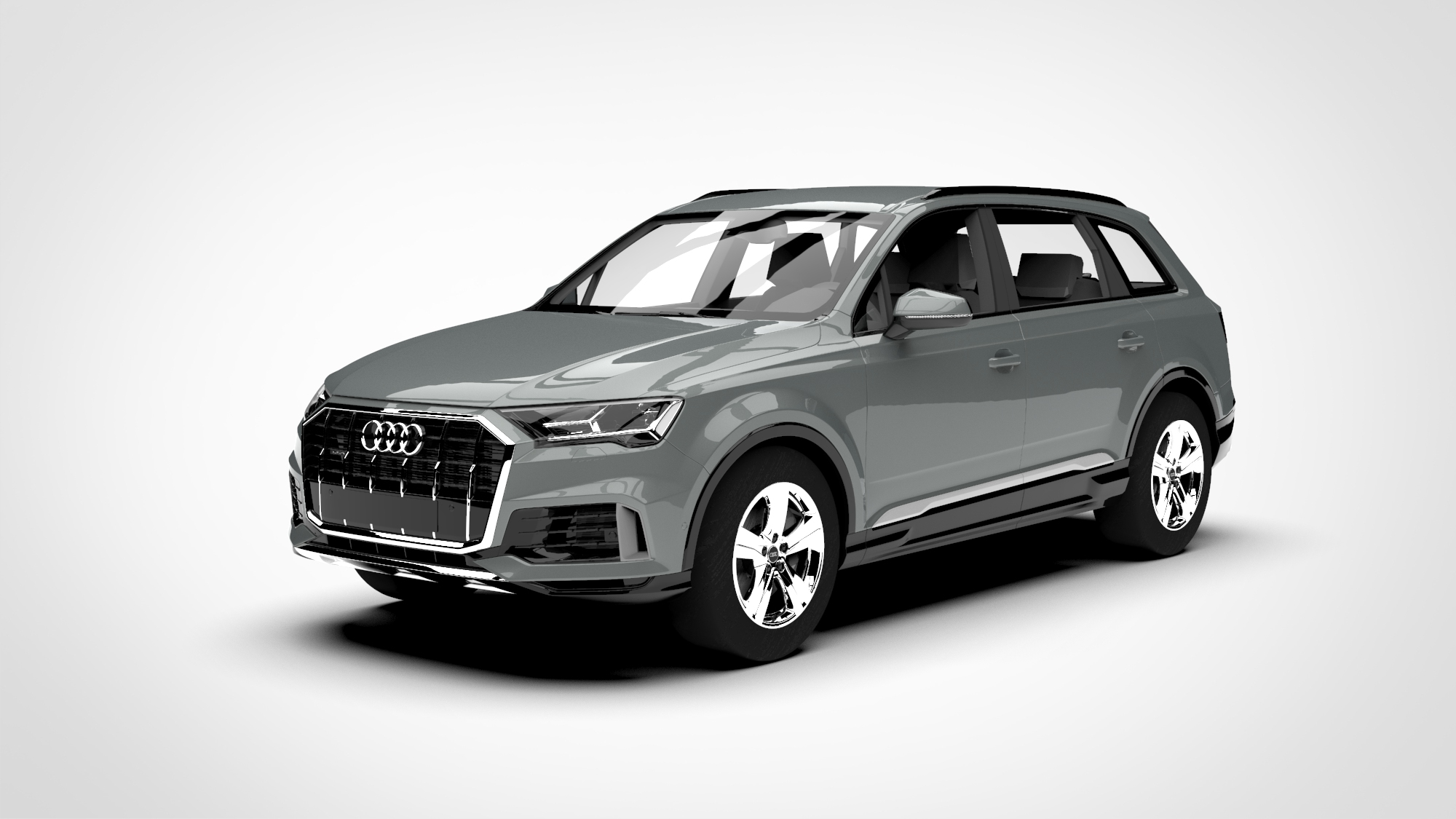 奥迪Q7 audi q7 basic 2020 3d模型