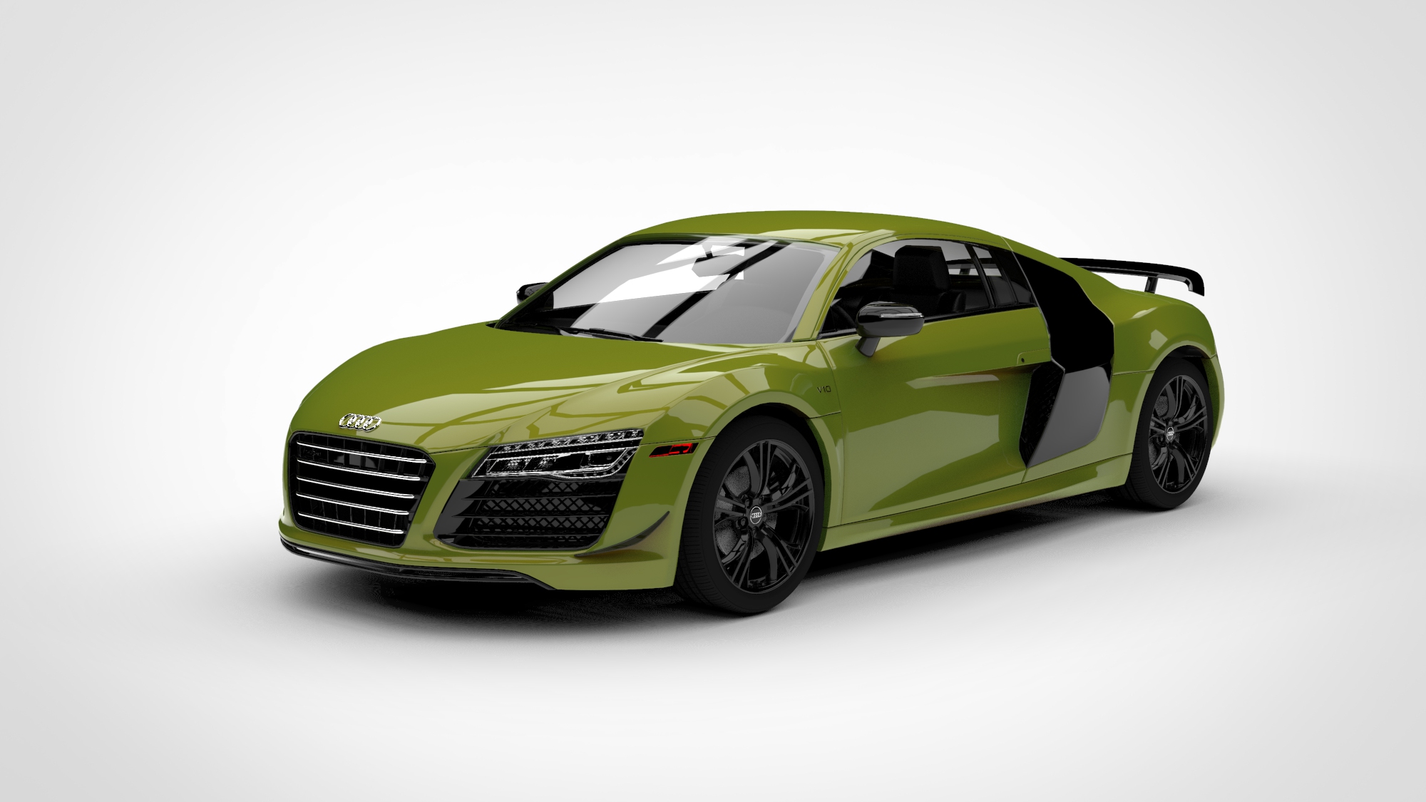 奥迪R8 audi r8 competition 2015 3d模型