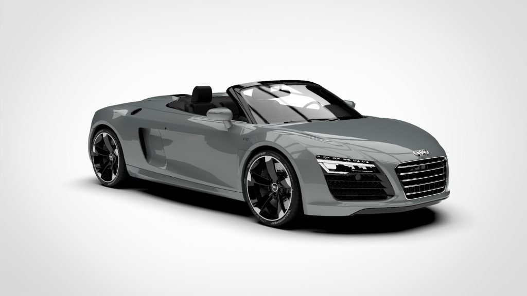 图片[2]-奥迪R8 audi r8 e tron spyder 2016 3d模型