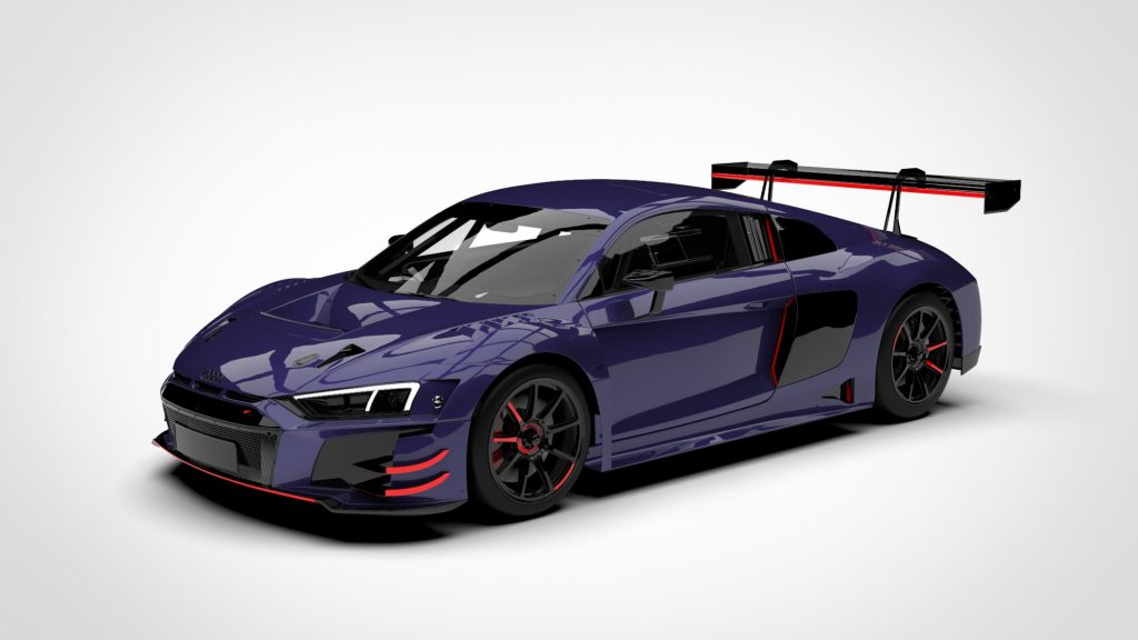 图片[1]-奥迪R8 audi r8 lms gt3 2020 3d模型