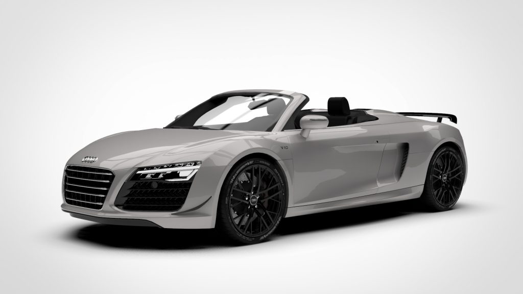 图片[1]-奥迪R8 audi r8 lmx spyder 2016 3d模型