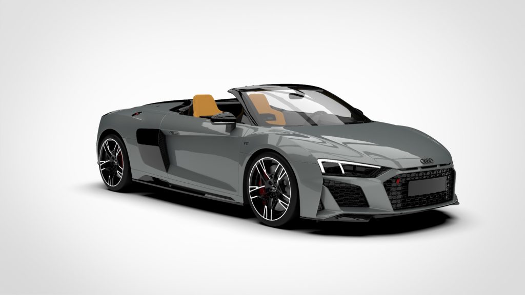 图片[2]-奥迪R8 audi r8 spyder 2019 3d模型