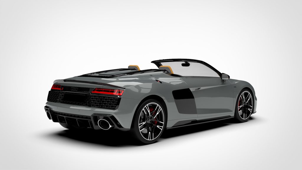 图片[3]-奥迪R8 audi r8 spyder 2019 3d模型