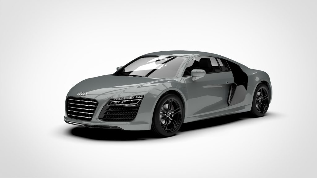 图片[1]-奥迪R8 audi r8 v10 2013 3d模型