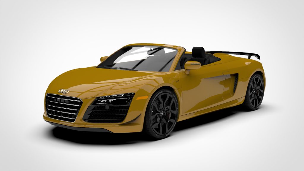 图片[1]-奥迪R8 audi r8 v10 competitions spyder 2016 3d模型