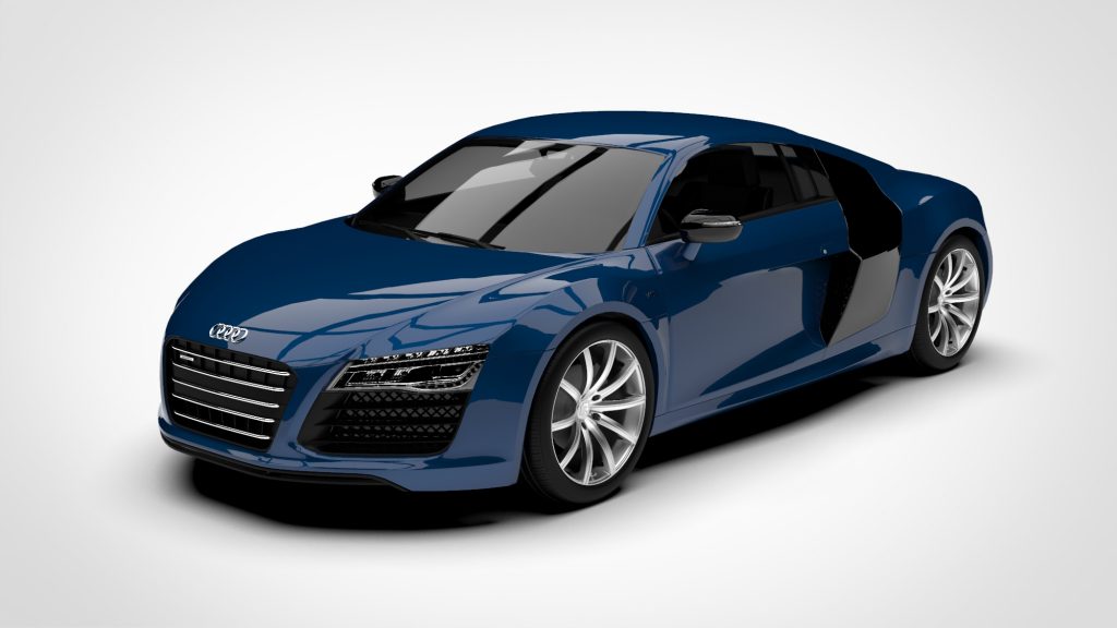 图片[1]-奥迪R8 audi r8 v10 plus 2013 3d模型