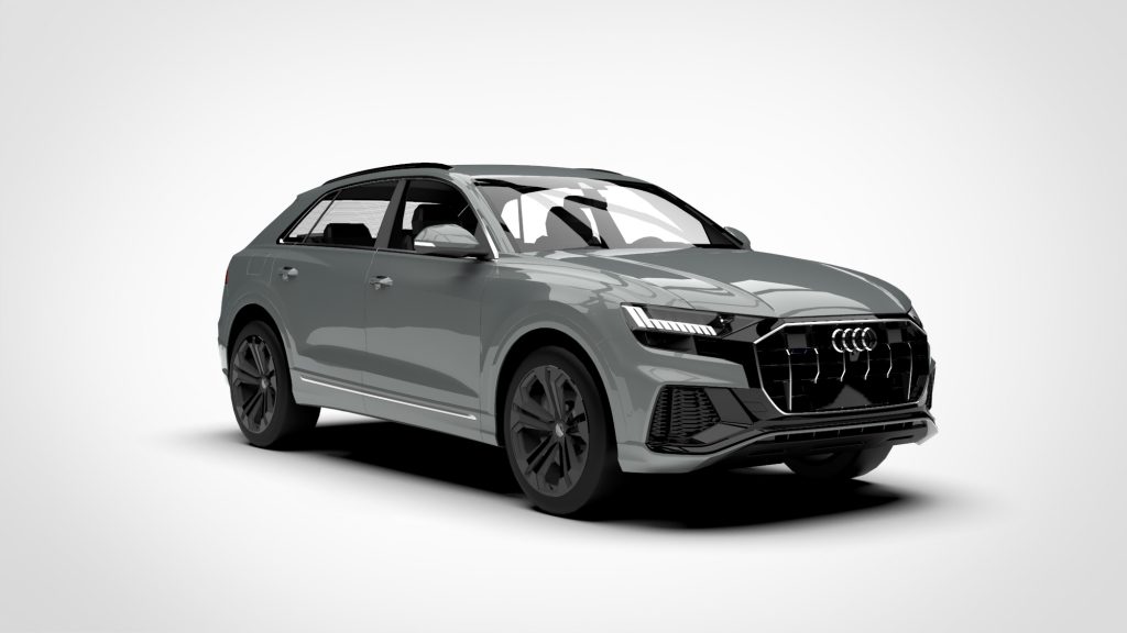 图片[2]-奥迪Q8 lowpoly audi q8 s line 2019