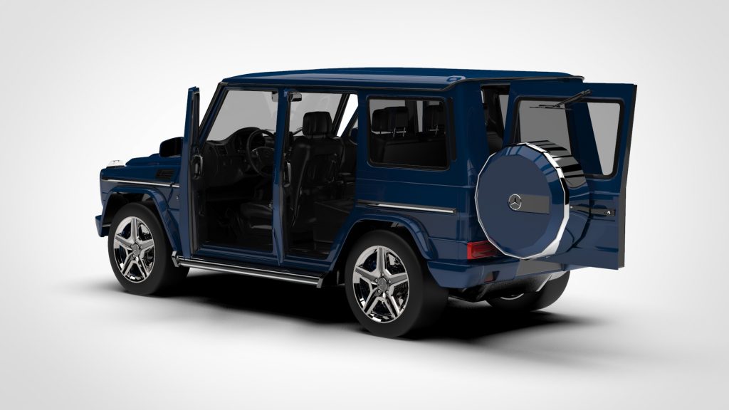 图片[4]-Mercedes Benz G Class With Interior Blue