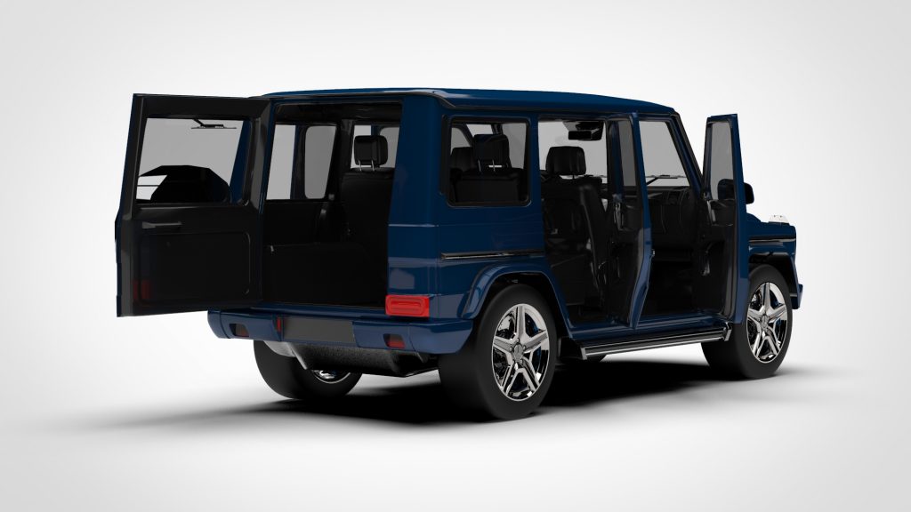 图片[5]-Mercedes Benz G Class With Interior Blue