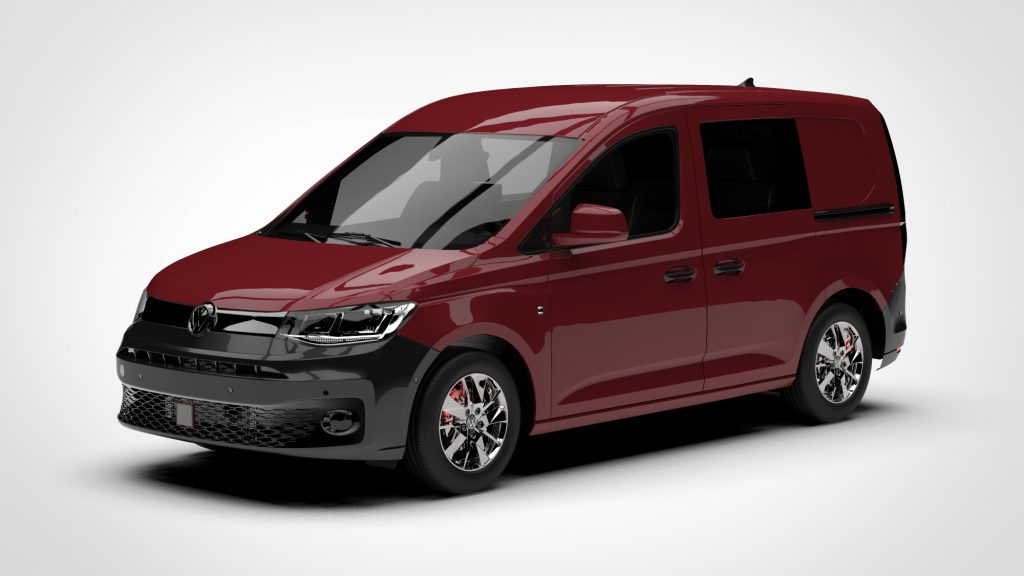 图片[2]-Volkswagen Caddy Commerce Van Double Cab 2021