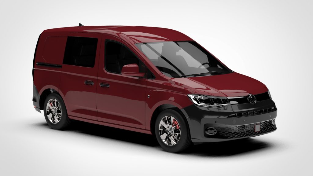 图片[3]-Volkswagen Caddy Commerce Van Double Cab 2021