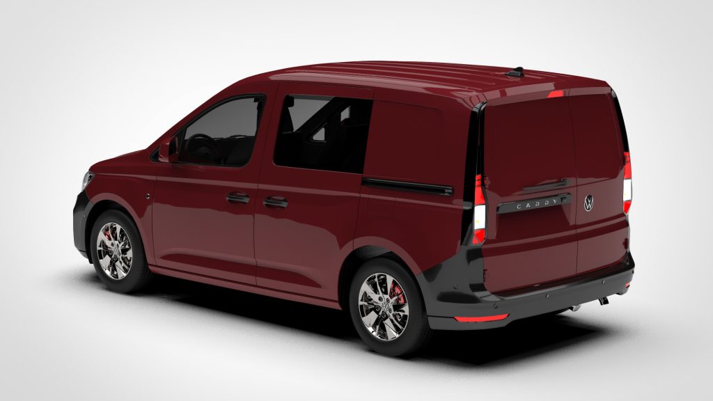 图片[4]-Volkswagen Caddy Commerce Van Double Cab 2021