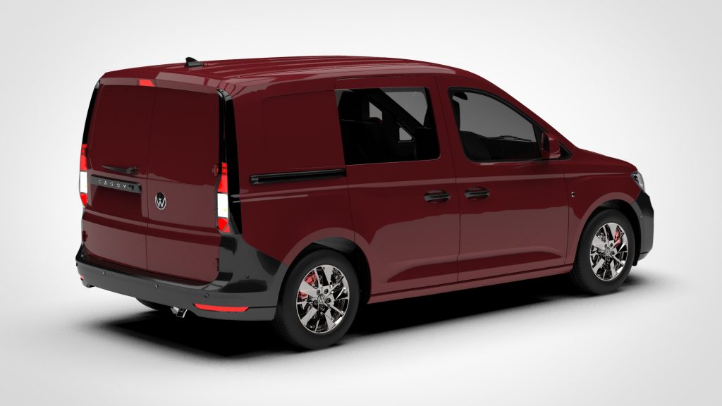 图片[5]-Volkswagen Caddy Commerce Van Double Cab 2021