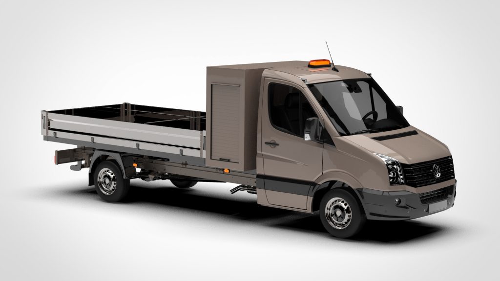 图片[3]-Volkswagen Crafter S Cab Tipper Toolpod 2016