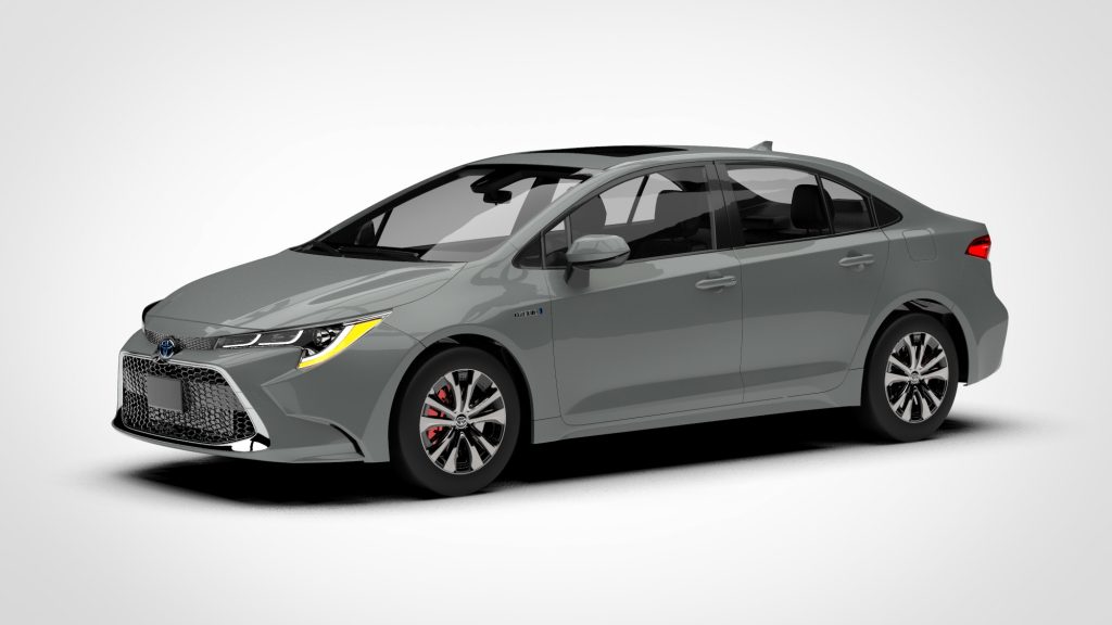 图片[2]-Toyota Corolla Sedan Hybrid US 2020