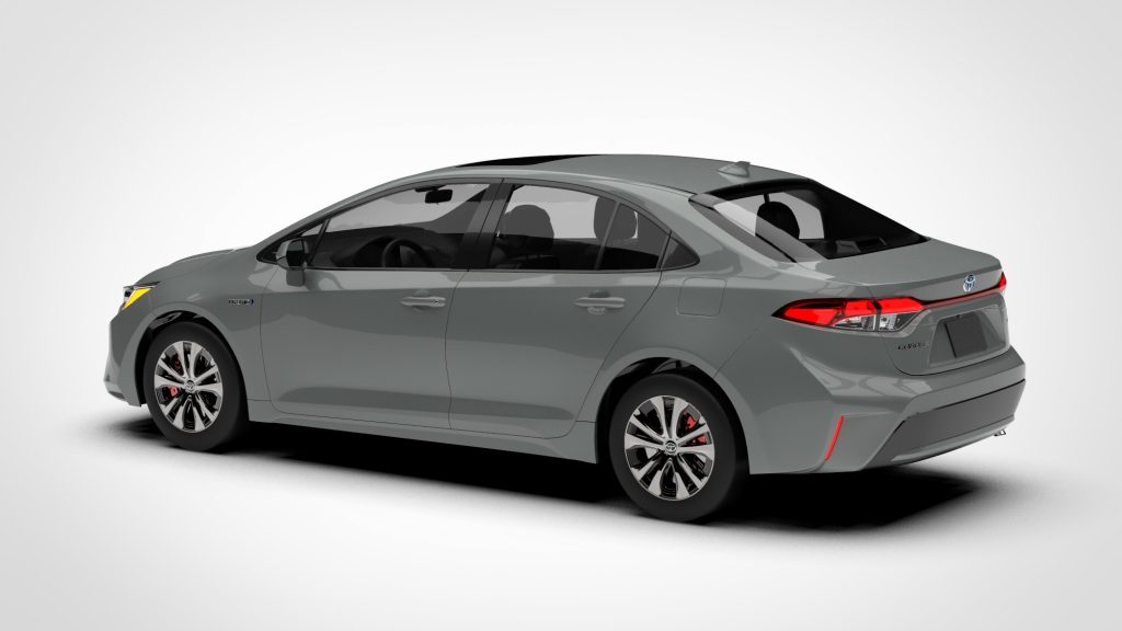 图片[4]-Toyota Corolla Sedan Hybrid US 2020