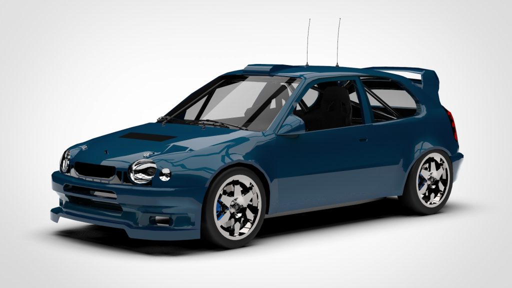 图片[2]-Toyota Corolla WRC Low Poly