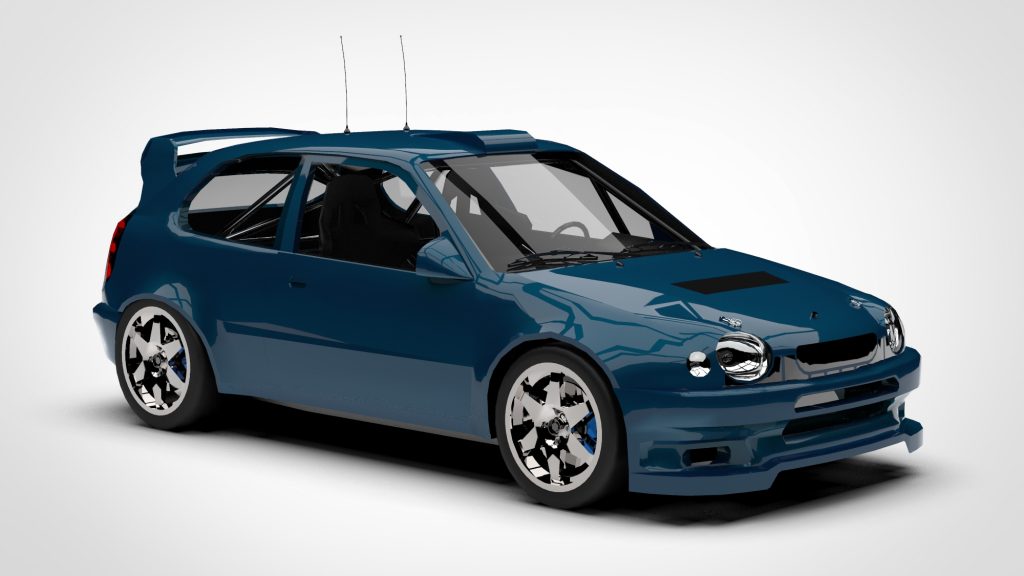 图片[3]-Toyota Corolla WRC Low Poly