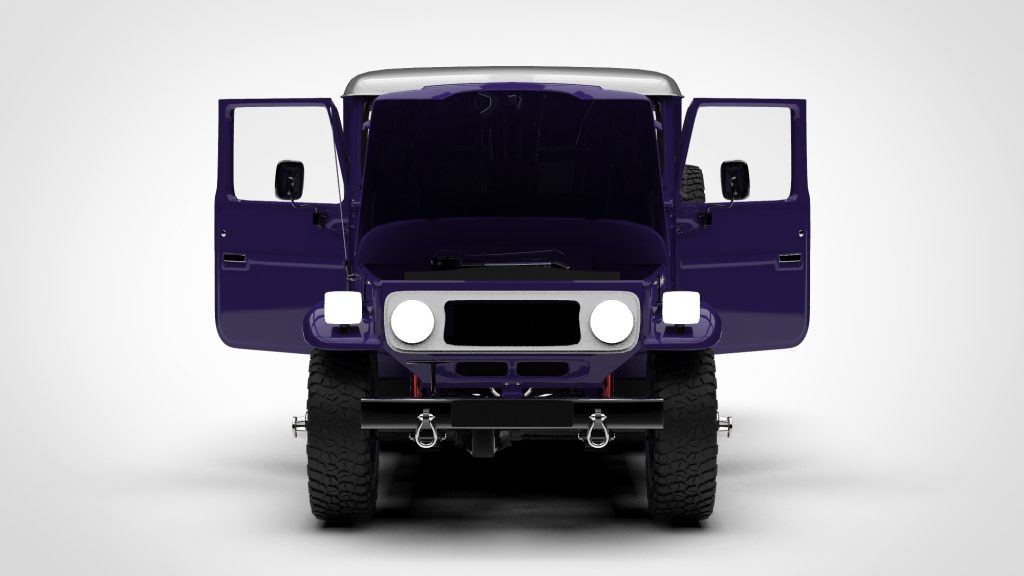 图片[1]-Toyota Land Cruiser FJ 40 Green Interiorchassis