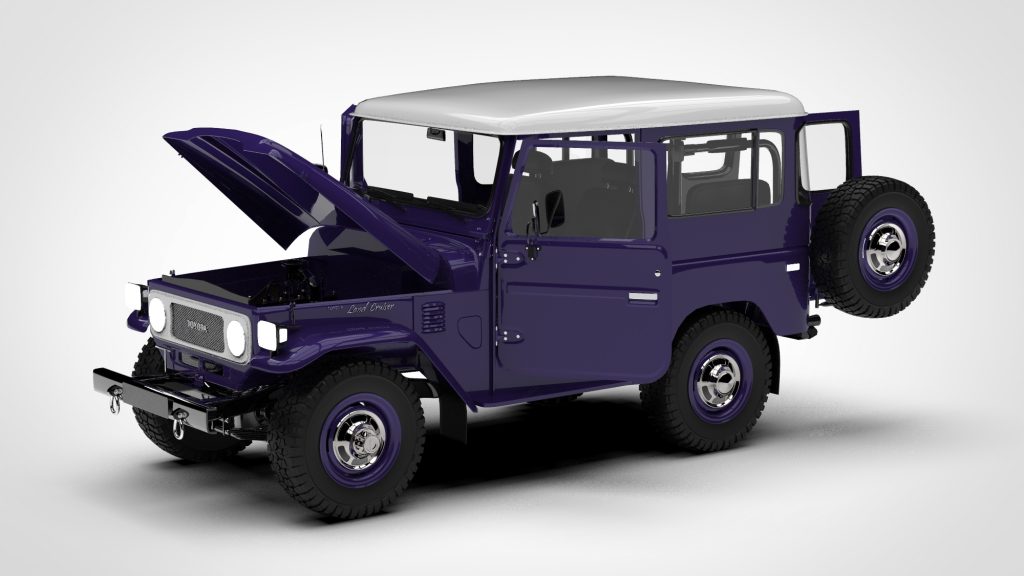 图片[2]-Toyota Land Cruiser FJ 40 Green Interiorchassis