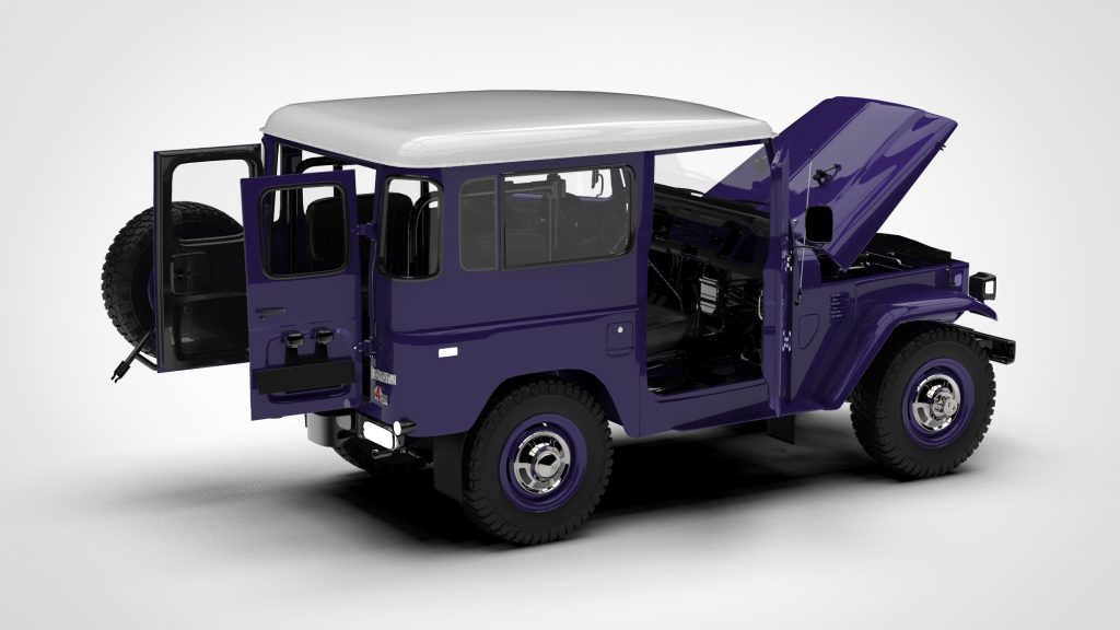 图片[5]-Toyota Land Cruiser FJ 40 Green Interiorchassis