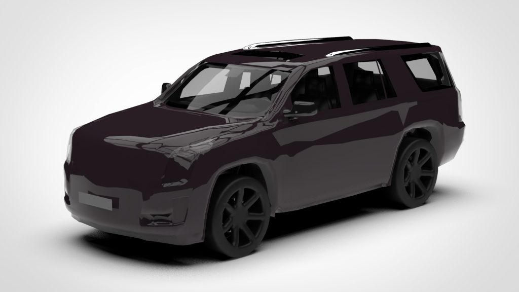 图片[2]-Cadillac Escalade Low Poly 2015