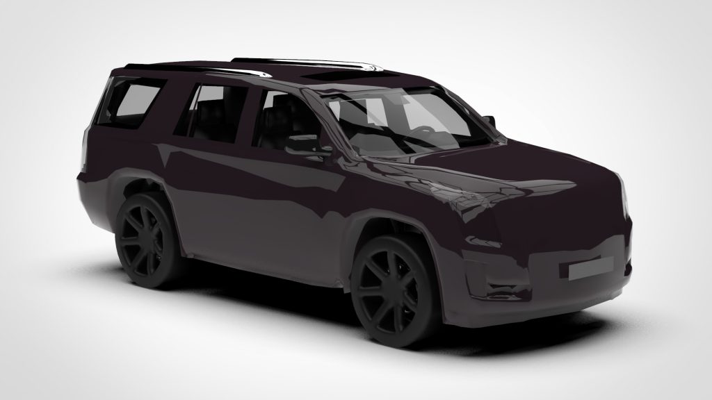 图片[3]-Cadillac Escalade Low Poly 2015