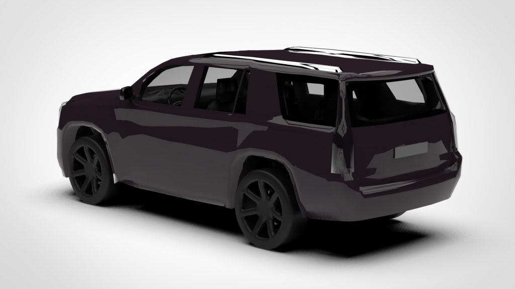 图片[4]-Cadillac Escalade Low Poly 2015