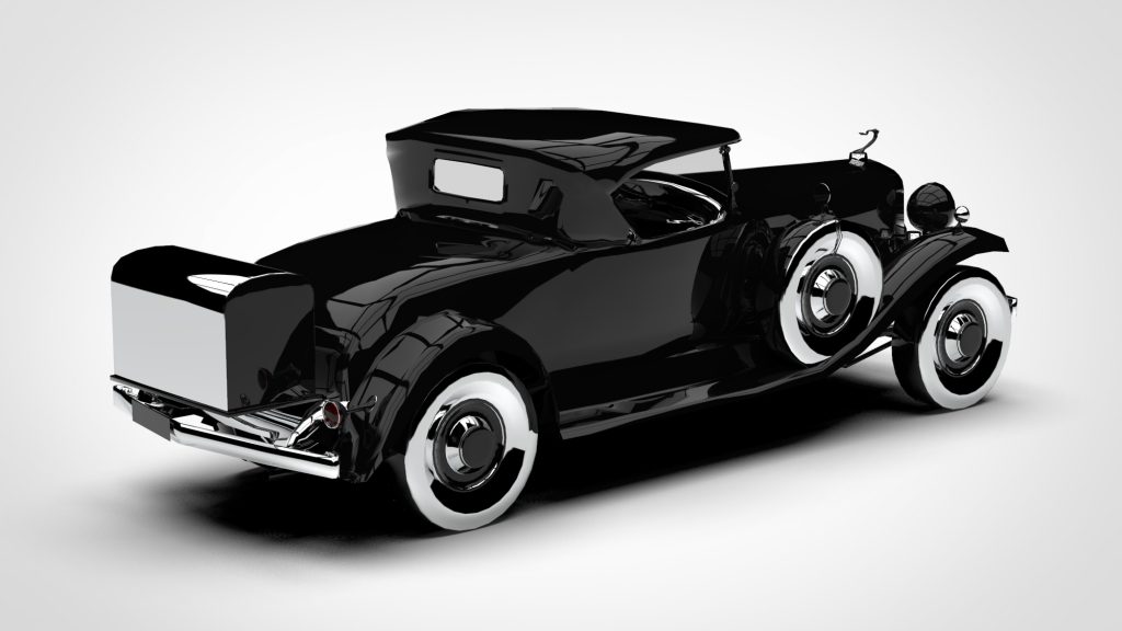 图片[5]-Cadillac V16 Roadster Low Poly 1930