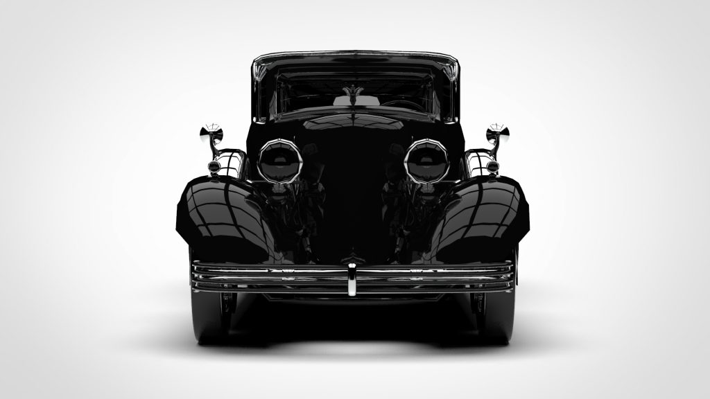 图片[1]-Cadillac V16 Town Car Low Poly 1933