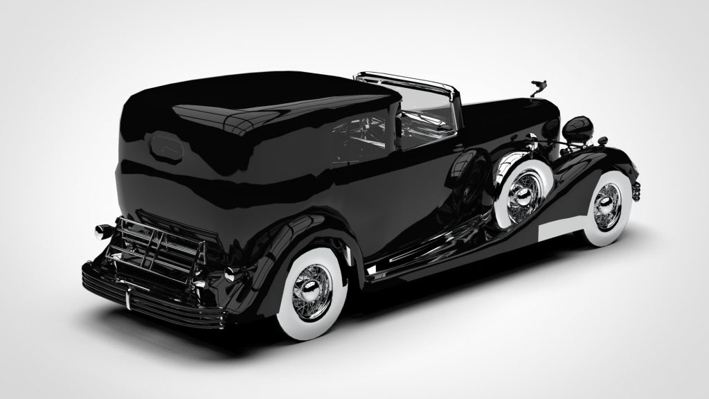 图片[5]-Cadillac V16 Town Car Low Poly 1933