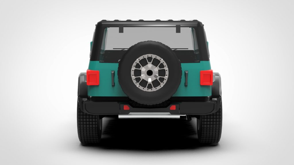 图片[6]-Jeep Wrangler Low Poly 2022