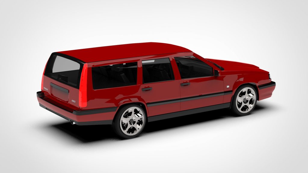 图片[5]-Volvo 850 Game Ready Low Poly 1991 1997