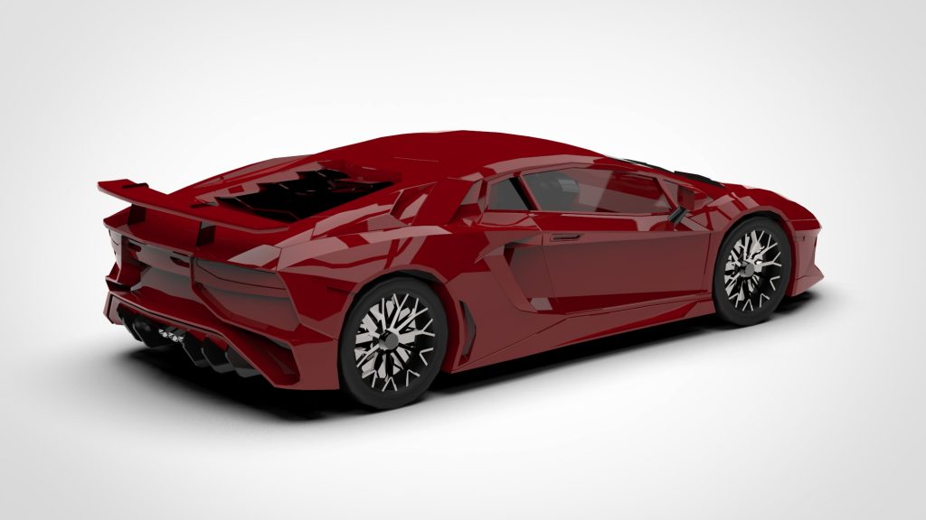 图片[5]-Lamborghini Aventador Mobile Game Low Poly