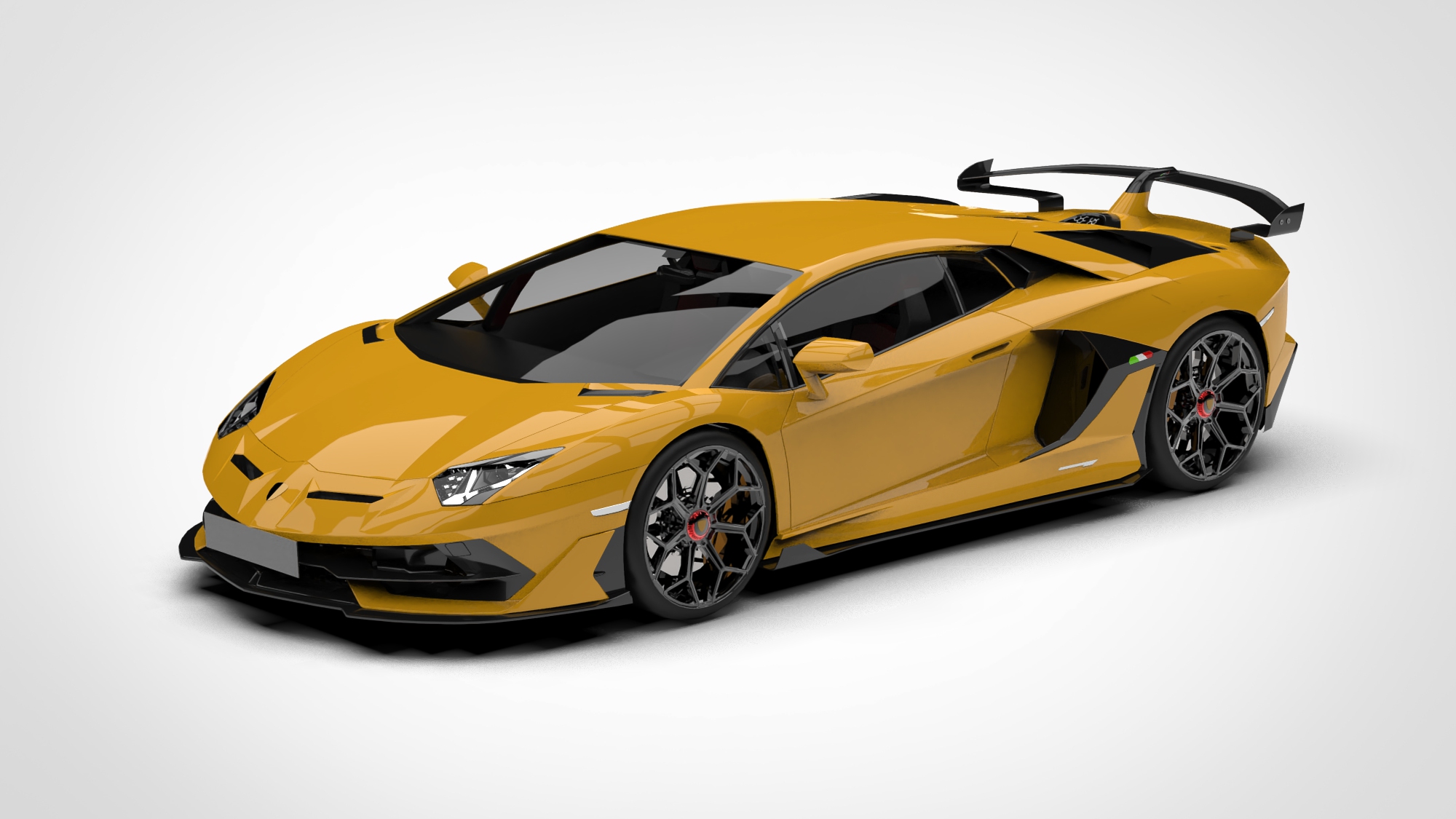 Lamborghini Aventador SVJ 2019 Low Poly