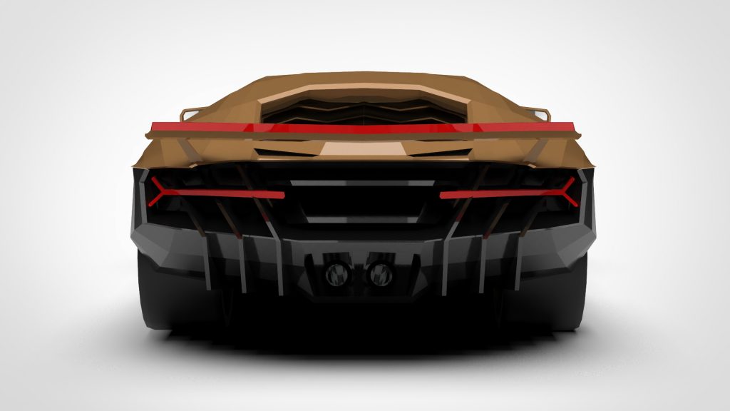 图片[6]-Lamborghini Centenario LP Low Poly 2016