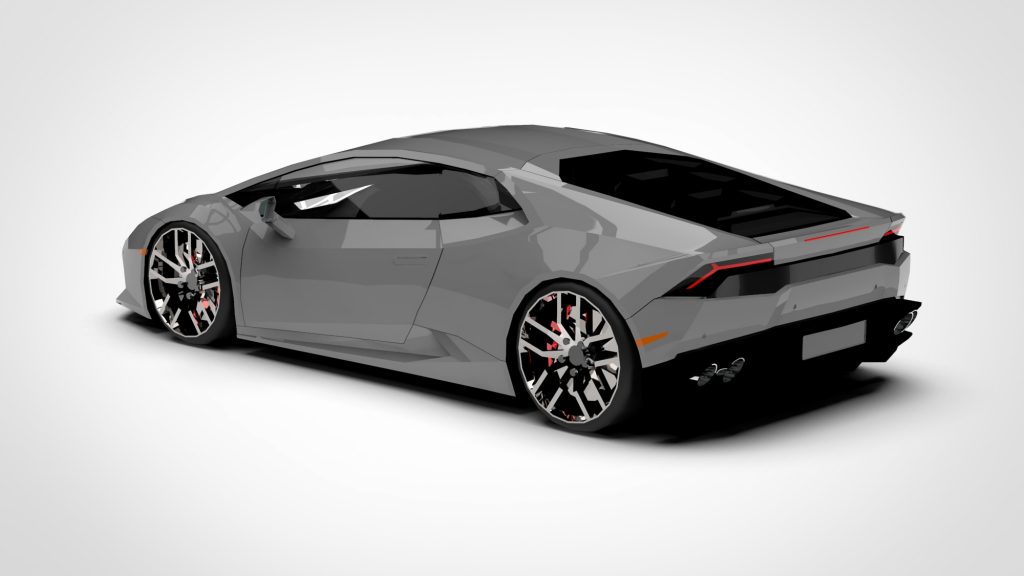 图片[4]-Lamborghini Huracan Low Poly