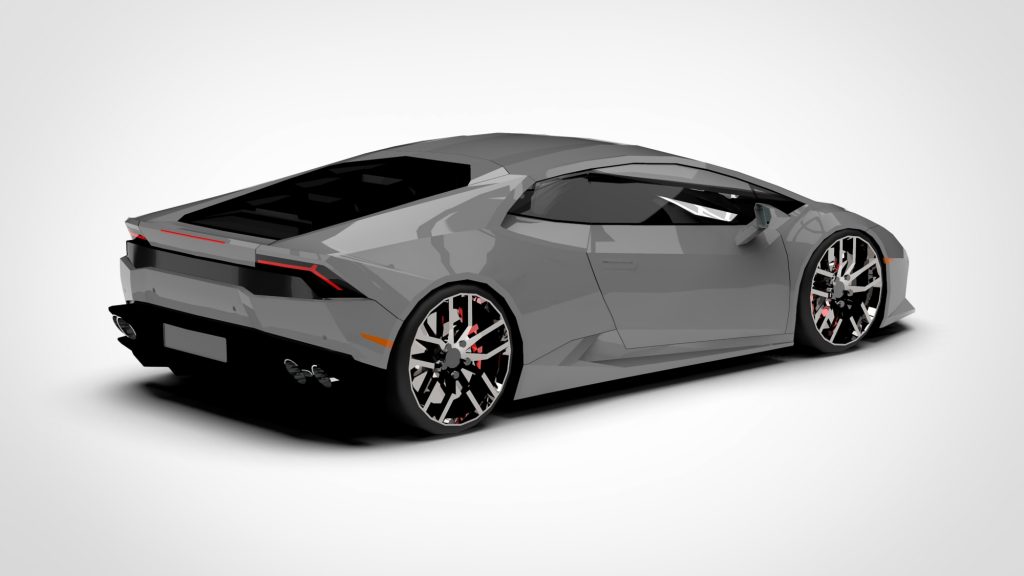 图片[5]-Lamborghini Huracan Low Poly