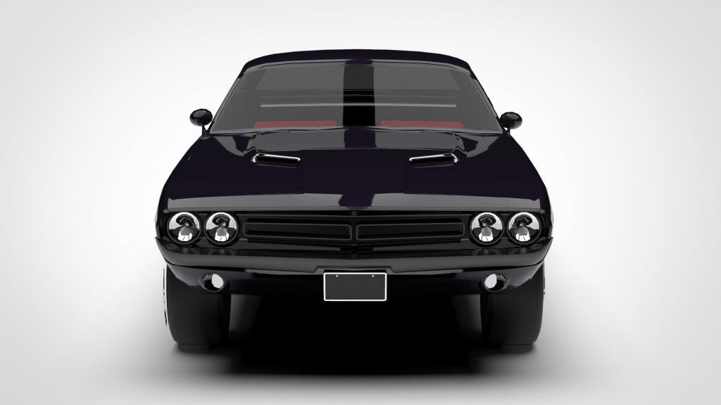 图片[1]-DODGE Challenger Car Modeling