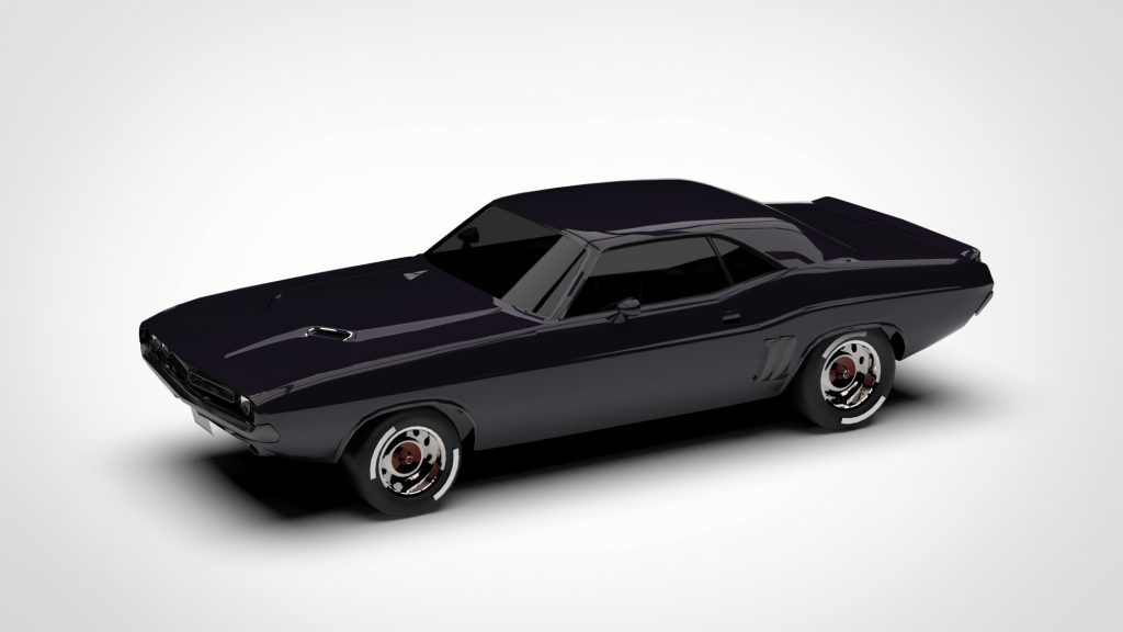 图片[2]-DODGE Challenger Car Modeling