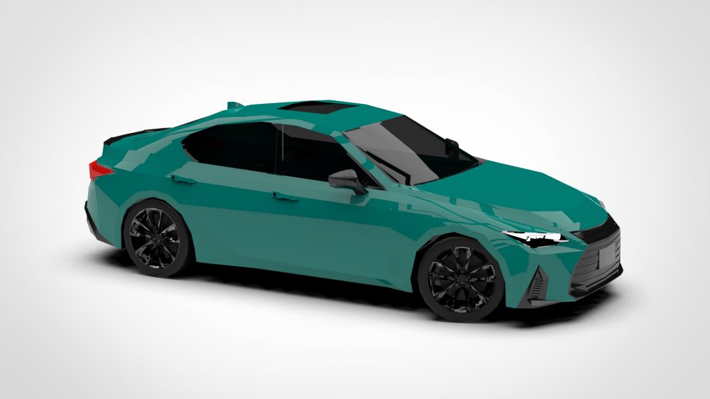 图片[3]-Lexus IS 300 Low Poly